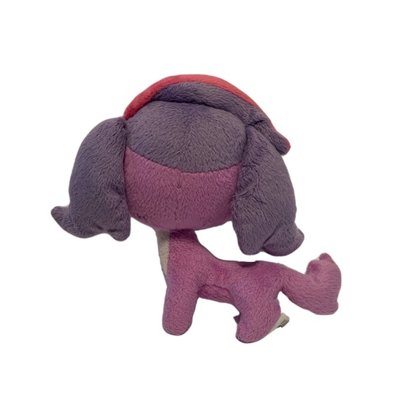 Littlest Pet Shop Plush Zoe Trent Purple Dog Stuffed Animal LPS - Picture 2 of 12